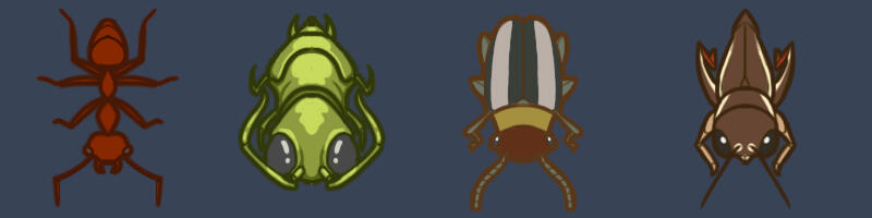 small bugs concept